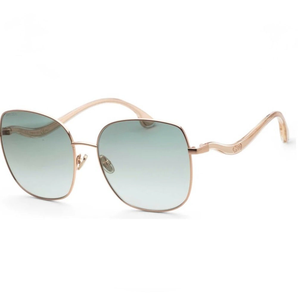 Jimmy Choo Gold and Blue Sunglasses